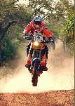 Joan Roma, of Spain, rides his KTM motorcycle